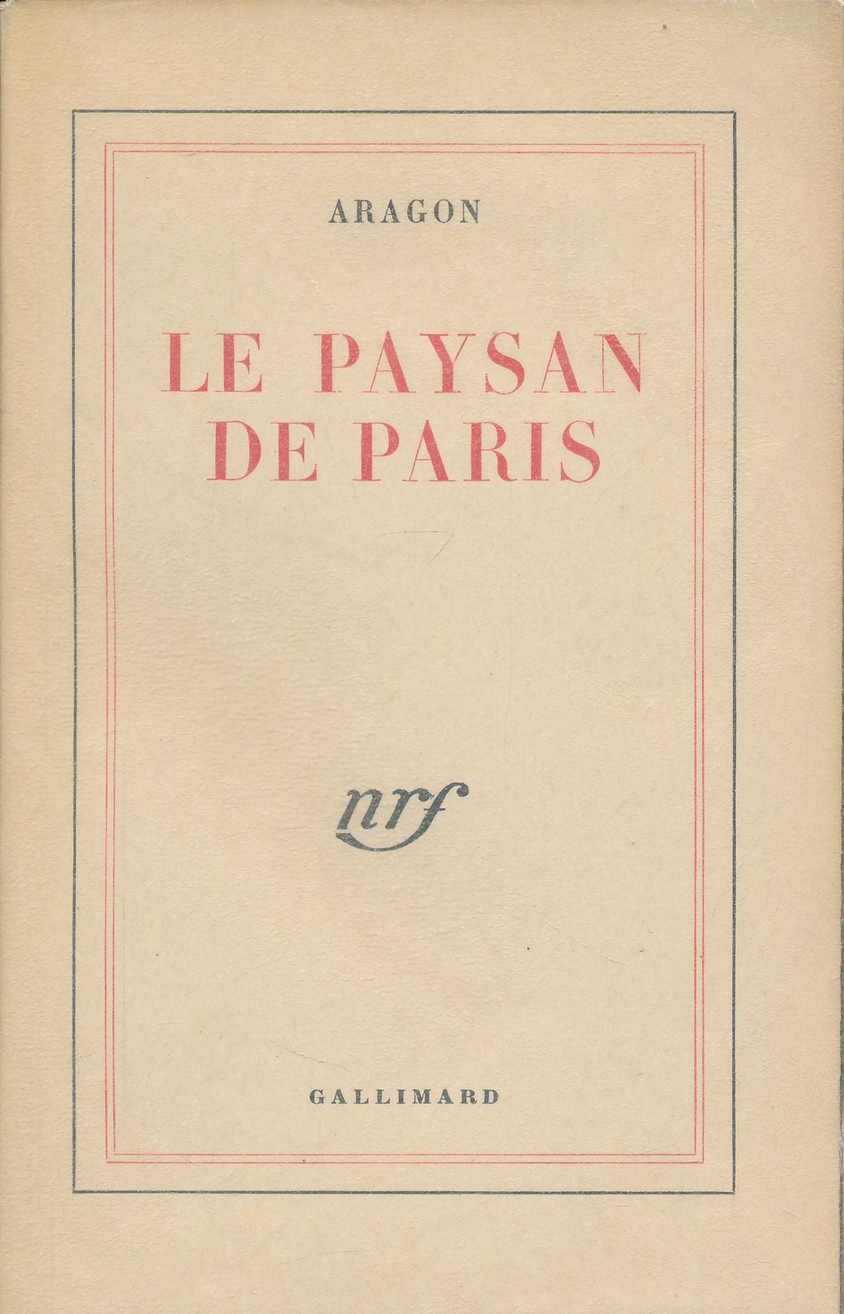 Le paysan de Paris